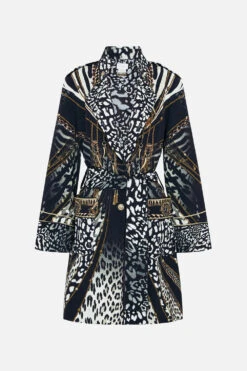 MID LENGTH MILITARY COAT UNTAMED ROYALTY -Vivid Couture CAMILLA 00022692 MID LENGTH MILITARY COAT UNTAMED ROYALTY GHOST