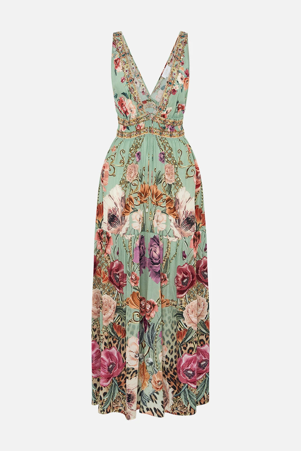 SHIRRED WAIST DETAIL LONG DRESS GROW AND GLOW - Image 3