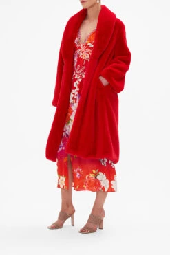 LONG TEDDY COAT KISS AND TELL -Vivid Couture CAMILLA 00022717 LONG TEDDY COAT KISS AND TELL 2