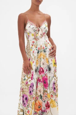 LONG DRESS WITH TIE FRONT DESTINY CALLING -Vivid Couture CAMILLA 00022718 LONG DRESS WITH TIE FRONT DESTINY CALLING 4