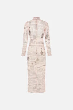 TURTLENECK MESH DRESS FAME FEVER -Vivid Couture CAMILLA 00022722 TURTLENECK JERSEY DRESS FAME FEVER GHOST 2 aa85bbee aa3d 4a03 8791 e1d05c20b4a1