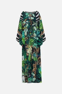 SCARF TIE KAFTAN SING MY SONG -Vivid Couture CAMILLA 00022787 SCARF TIE KAFTAN SING MY SONG GHOST 2