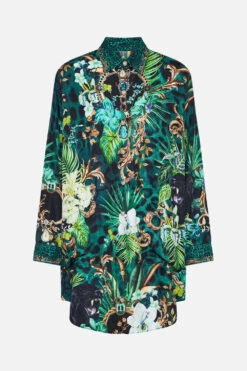 SHIRT TUNIC WITH POCKETS SING MY SONG -Vivid Couture CAMILLA 00022790 SHIRT TUNIC WITH POCKETS SING MY SONG GHOST