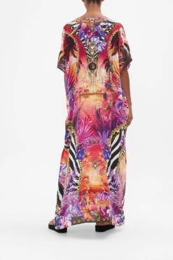 SLIM FIT KAFTAN WITH SPLIT WILD LOVING -Vivid Couture CAMILLA 00022794 SLIM FIT KAFTAN WITH SPLIT WILD LOVING 3