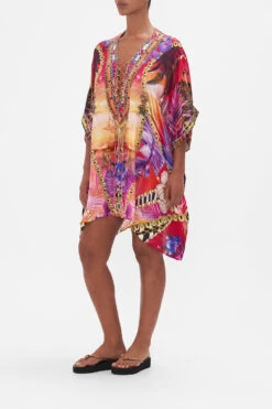 SHORT LACE UP KAFTAN WILD LOVING -Vivid Couture CAMILLA 00022795 SHORT LACE UP KAFTAN WILD LOVING 2