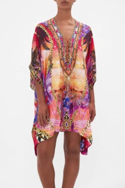 SHORT LACE UP KAFTAN WILD LOVING -Vivid Couture CAMILLA 00022795 SHORT LACE UP KAFTAN WILD LOVING 4