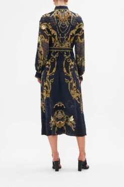 Vivid Couture -Vivid Couture CAMILLA 00022864 BUTTON DOWN BLOUSON SLEEVE DRESS MOONLIGHT MELODIES 3