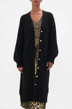 KNIT LONG COCOON CARDIGAN LIONS MANE -Vivid Couture CAMILLA 00022884 LONG COCOON CARDIGAN LIONS MANE 4