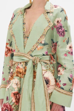 DUSTER COAT GROW AND GLOW -Vivid Couture CAMILLA 00022917 DUSTER COAT SILK LINEN GROW AND GLOW 5