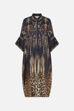 BATWING KAFTAN JUNGLE DREAMING -Vivid Couture CAMILLA 00022924 BATWING KAFTAN JUNGLE DREAMING GHOST 1
