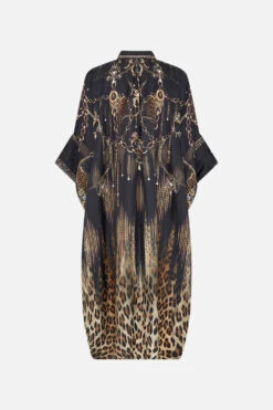 BATWING KAFTAN JUNGLE DREAMING -Vivid Couture CAMILLA 00022924 BATWING KAFTAN JUNGLE DREAMING GHOST 2
