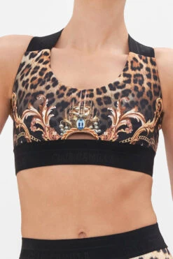 JACQUARD ELASTIC STRAP BRA WITH CF CUT OUT RUNNING IN THE WILD -Vivid Couture CAMILLA 00022967 JACQUARDELASTICSTRAPBRAWITHCFCUTOUTRUNNINGINTHEWILD RUNNING IN THE WILD 5