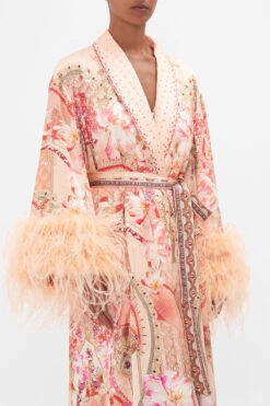 LONG ROBE WITH FLARED SLEEVE ADORE ME -Vivid Couture CAMILLA 00023090 LONG ROBE WITH FLARED SLEEVE ADORE ME 3