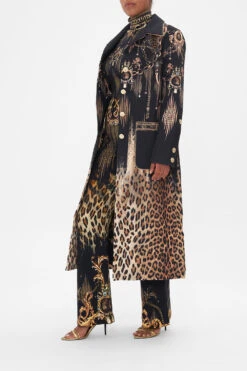 LONG BUTTON FRONT COAT JUNGLE DREAMING -Vivid Couture CAMILLA 00023158 LONG BUTTON FRONT COAT JUNGLE DREAMING 2