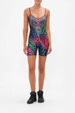 SHORT CATSUIT UNDER THE NEON SUN