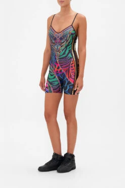 SHORT CATSUIT UNDER THE NEON SUN -Vivid Couture CAMILLA 00023168 SHORT CATSUIT UNDER THE NEON SUN 2