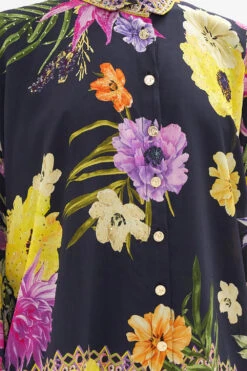 CURVED HEM SHIRT PEACE BE WITH YOU -Vivid Couture CAMILLA 00023374 CURVED HEM SHIRT PEACE BE WITH YOU 5