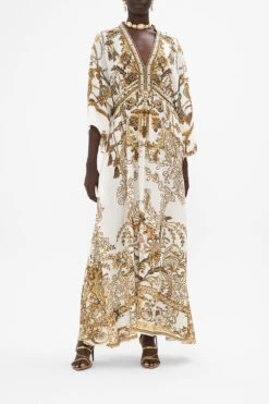 WAIST TIE LONG KAFTAN ROAD TO RICHESSE