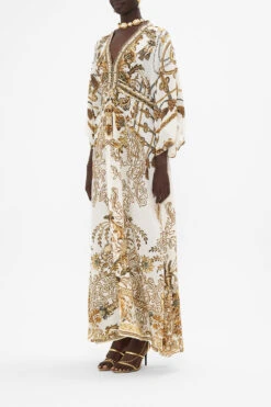 WAIST TIE LONG KAFTAN ROAD TO RICHESSE -Vivid Couture CAMILLA 00023424 WAIST TIE LONG KAFTAN ROAD TO RICHESSE 2