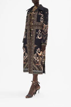 LONG BUTTON FRONT COAT DUOMO DYNASTY -Vivid Couture CAMILLA 00023526 LONG BUTTON FRONT COAT DUOMO DYNASTY 2