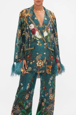 FLARED SLEEVE DOUBLE BREASTED JACKET VERDIS WORLD -Vivid Couture CAMILLA 00023539 FLARED SLEEVE DOUBLE BREASTED JACKET VERDIS WORLD 4