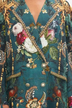 FLARED SLEEVE DOUBLE BREASTED JACKET VERDIS WORLD -Vivid Couture CAMILLA 00023539 FLARED SLEEVE DOUBLE BREASTED JACKET VERDIS WORLD 5