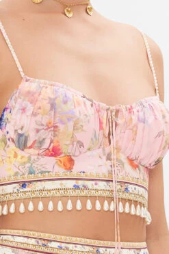 GATHERED BRALETTE LETTERS FROM THE PINK ROOM -Vivid Couture CAMILLA 00023563 GATHERED BRALETTE LETTERS FROM THE PINK ROOM 5