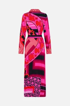 JERSEY COLLARED DRESS CIAO PALAZZO -Vivid Couture CAMILLA 00023579 JERSEYCOLLAREDDRESS CIAOPALAZZO GHOST 2