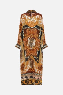 WING COLLAR KAFTAN FEELING FRESCO -Vivid Couture CAMILLA 00023585 WINGCOLLARKAFTAN FEELINGFRESCO GHOST 2