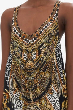 V NECK RACERBACK DRESS LOOK UP TESORO -Vivid Couture CAMILLA 00023640 V NECK RACERBACK DRESS LOOK UP TESORO 5