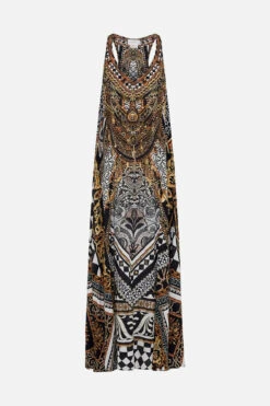 V NECK RACERBACK DRESS LOOK UP TESORO -Vivid Couture CAMILLA 00023640 V NECK RACERBACK DRESS LOOK UP TESORO GHOST