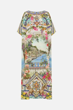 ROUND NECK KAFTAN AMALFI AMORE -Vivid Couture CAMILLA 00023688 ROUNDNECKKAFTAN AMALFIAMORE GHOST 2