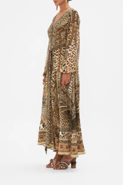 V NECK DRESS WITH BELT STANDING OVATION -Vivid Couture CAMILLA 00023708 V NECK DRESS WITH BELT STANDING OVATION 2