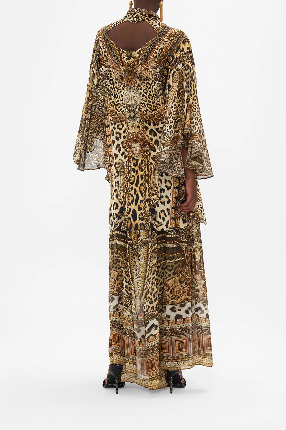 HIGH NECK RUFFLE SLEEVE BLOUSE STANDING OVATION 4 HIGH NECK RUFFLE SLEEVE BLOUSE STANDING OVATION - Image 2