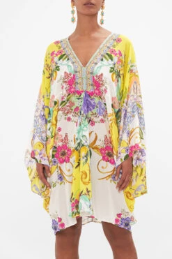 T SHAPE SHORT KAFTAN CATERINA SPRITZ -Vivid Couture CAMILLA 00023750 CATERINASPRITZ TSHAPESHORTKAFTAN 4