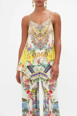 T BACK SHOESTRING TOP CATERINA SPRITZ -Vivid Couture CAMILLA 00023764 CATERINASPRITZ TBACKSHOESTRINGTOP 4