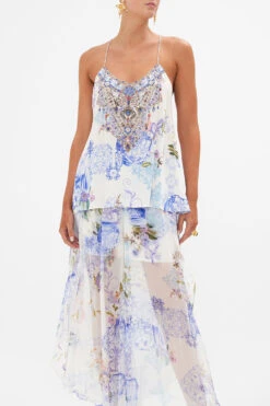 T BACK SHOESTRING TOP PAINT ME POSITANO -Vivid Couture CAMILLA 00023802 T BACK SHOESTRING TOP PAINT ME POSITANO 4