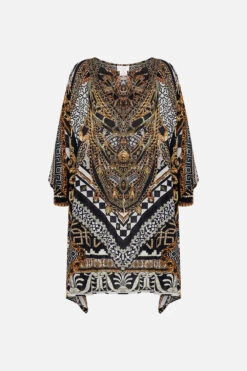 SHORT KAFTAN WITH CUFF LOOK UP TESORO -Vivid Couture CAMILLA 00023819 SHORT KAFTAN WITH CUFF LOOK UP TESORO GHOST