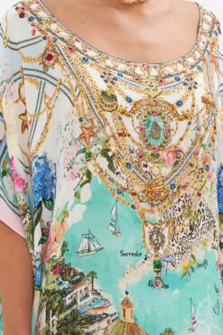 ROUND NECK KAFTAN AMALFI LULLABY -Vivid Couture CAMILLA 00023871 ROUND NECK KAFTAN AMALFI LULLABY 5