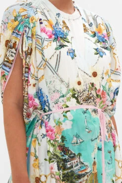 DRAWCORD SHOULDER LAYER AMALFI LULLABY -Vivid Couture CAMILLA 00023890 DRAWCORD SHOULDER LAYER AMALFI LULLABY 5