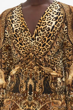 RUCHED LONG SLEEVE JERSEY TOP STANDING OVATION -Vivid Couture CAMILLA 00023920 RUCHED LONG SLEEVE JERSEY TOP STANDING OVATION 5