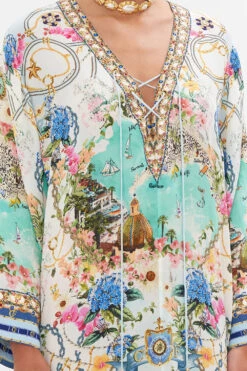 METAL EYELET KAFTAN AMALFI LULLABY -Vivid Couture CAMILLA 00023973 METAL EYELET KAFTAN AMALFI LULLABY 5