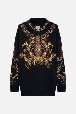 OVERSIZE BOYFRIEND HOODIE DUOMO DYNASTY -Vivid Couture CAMILLA 00024098 OVERSIZE BOYFRIEND HOODIE DUOMO DYNASTY GHOST