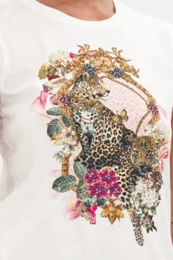 ORGANIC COTTON SLIM FIT TEE BAMBINO BLISS -Vivid Couture CAMILLA 00024117 BAMBINOBLISS SLIMFITROUNDNECKT SHIRT SOLIDWHITE 5