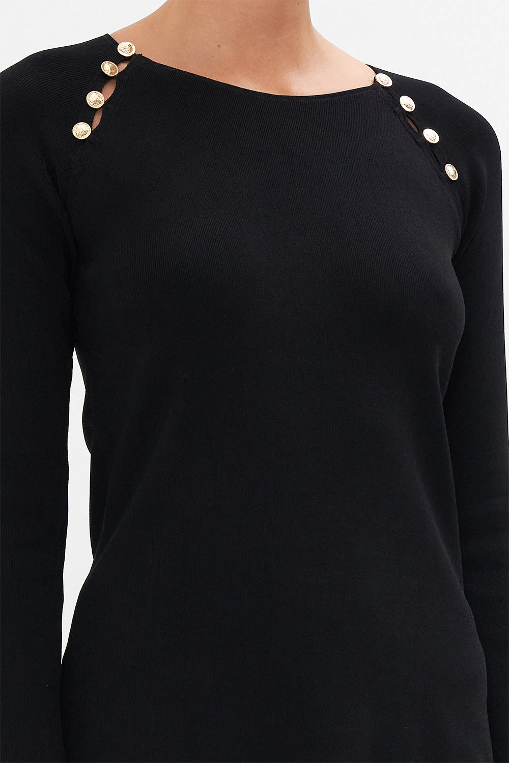BUTTON DETAIL LONG SLEEVE TOP LOOK UP TESORO - Image 6