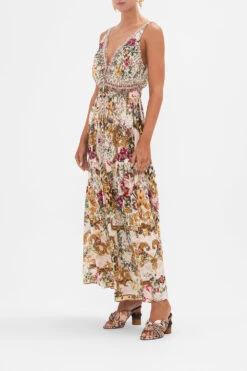 SHIRRED WAIST DETAIL LONG DRESS BAMBINO BLISS -Vivid Couture CAMILLA 00024133 SHIRRED WAIST DETAIL LONG DRESS BAMBINO BLISS 2