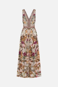 SHIRRED WAIST DETAIL LONG DRESS BAMBINO BLISS -Vivid Couture CAMILLA 00024133 SHIRRED WAIST DETAIL LONG DRESS BAMBINO BLISS GHOST