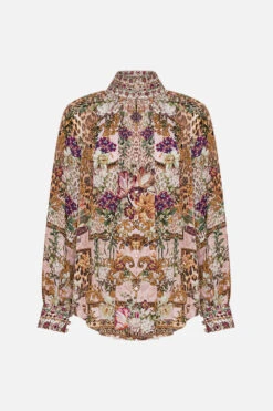 RAGLAN BUTTON UP SHIRT BAMBINO BLISS -Vivid Couture CAMILLA 00024142 RAGLAN BUTTON UP SHIRT BAMBINO BLISS GHOST