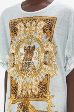 PANELLED SIDE SPLIT TEE PALAZZO PRIDE -Vivid Couture CAMILLA 00024209 PANELLED SIDE SPLIT TEE PALAZZO PRIDE 5