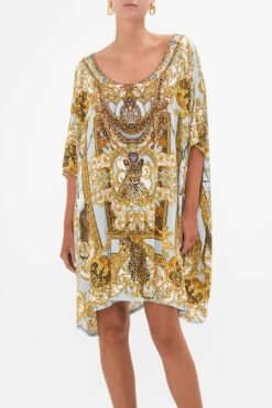 SHORT ROUND NECK LOUNGE KAFTAN PALAZZO PRIDE -Vivid Couture CAMILLA 00024211 SHORT ROUND NECK LOUNGE KAFTAN PALAZZO PRIDE 4